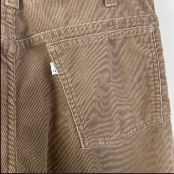 LEVI’S 519 Vintage High Rise Tan Corduroy Pants 34x31 - Picture 8 of 9